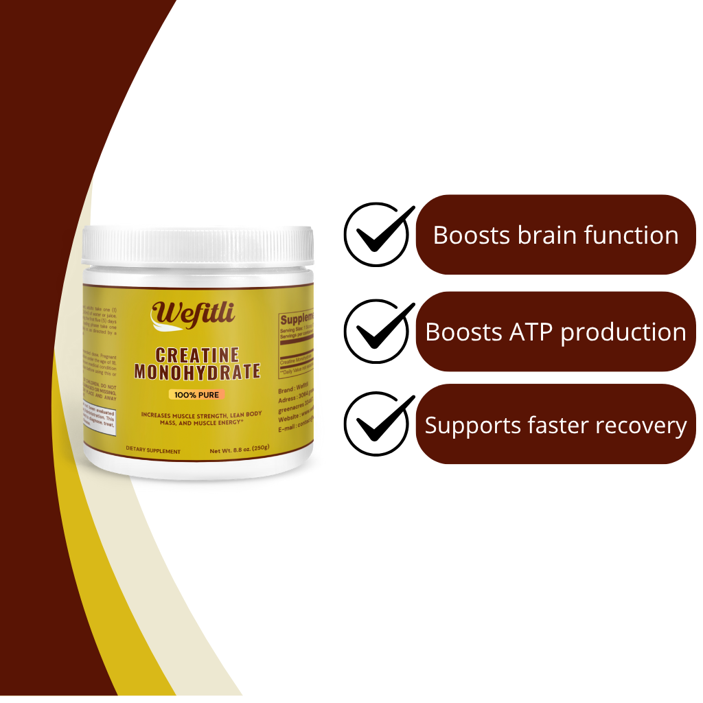 Wefitli Creatine Monohydrate (100% Pure)